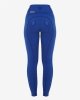 Legginsy damskie Classic Slim Fit Full Grip - EQUESTRO - blue